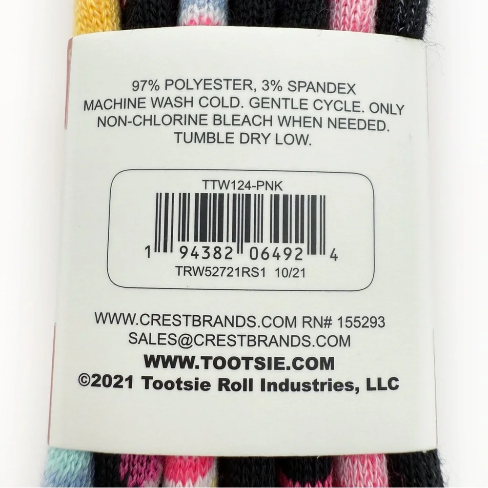 Tootsie Roll Pop Candy Womens No Show Socks Stripes Colorful Cute Gift 7 Pairs